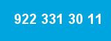 922 331 30 11